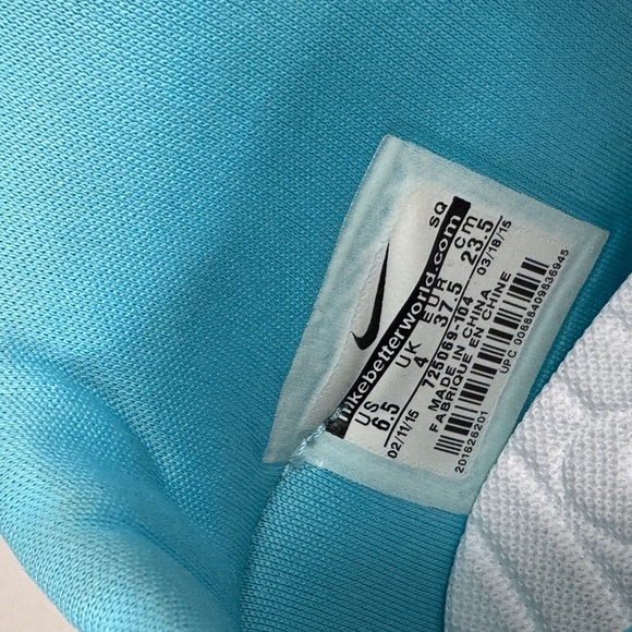 Nike Womens WMNS Dunk Sky Hi 2.0 Sneakers White/Blue Shoes 725069-104 sz 6.5 - Picture 7 of 7